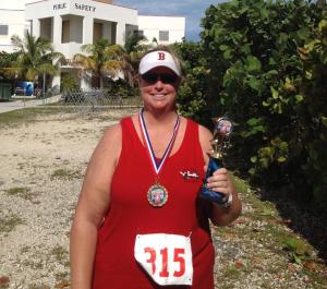 Me at the end of my first Tri